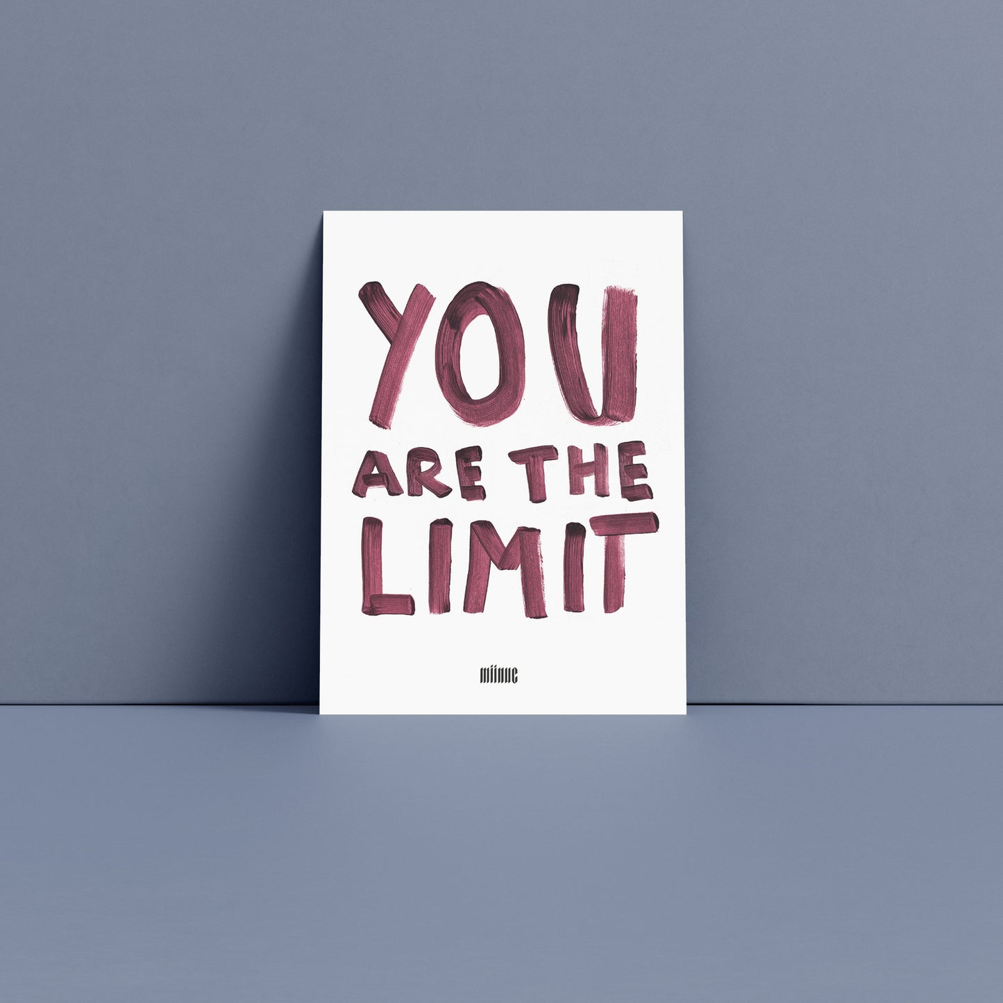 Postkarte "You are the limit"